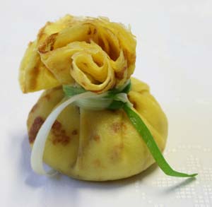 Kartoffel-Crepe-Säckchen Kartoffel-Crepe-Säckchen