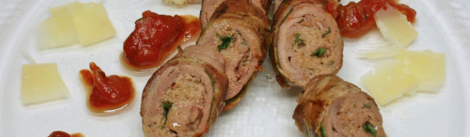 Involtini - italienische Kalbsröllchen Involtini - ital. Kalbsröllchen