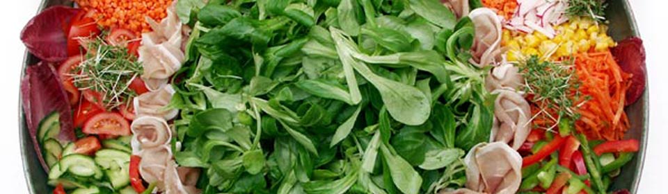 Salatplatte Salatplatte