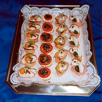Canapes-Platte Canapes-Platte